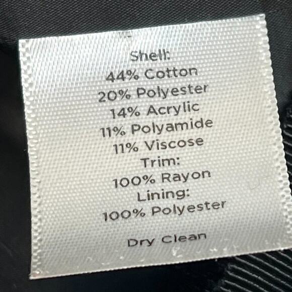 Talbots Black White Tweed Suit Jacket - Picture 14 of 14